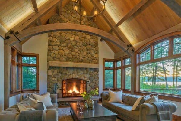 featured posts image for See an absolutely beautiful lake house with a timeless twist in New Hampshire