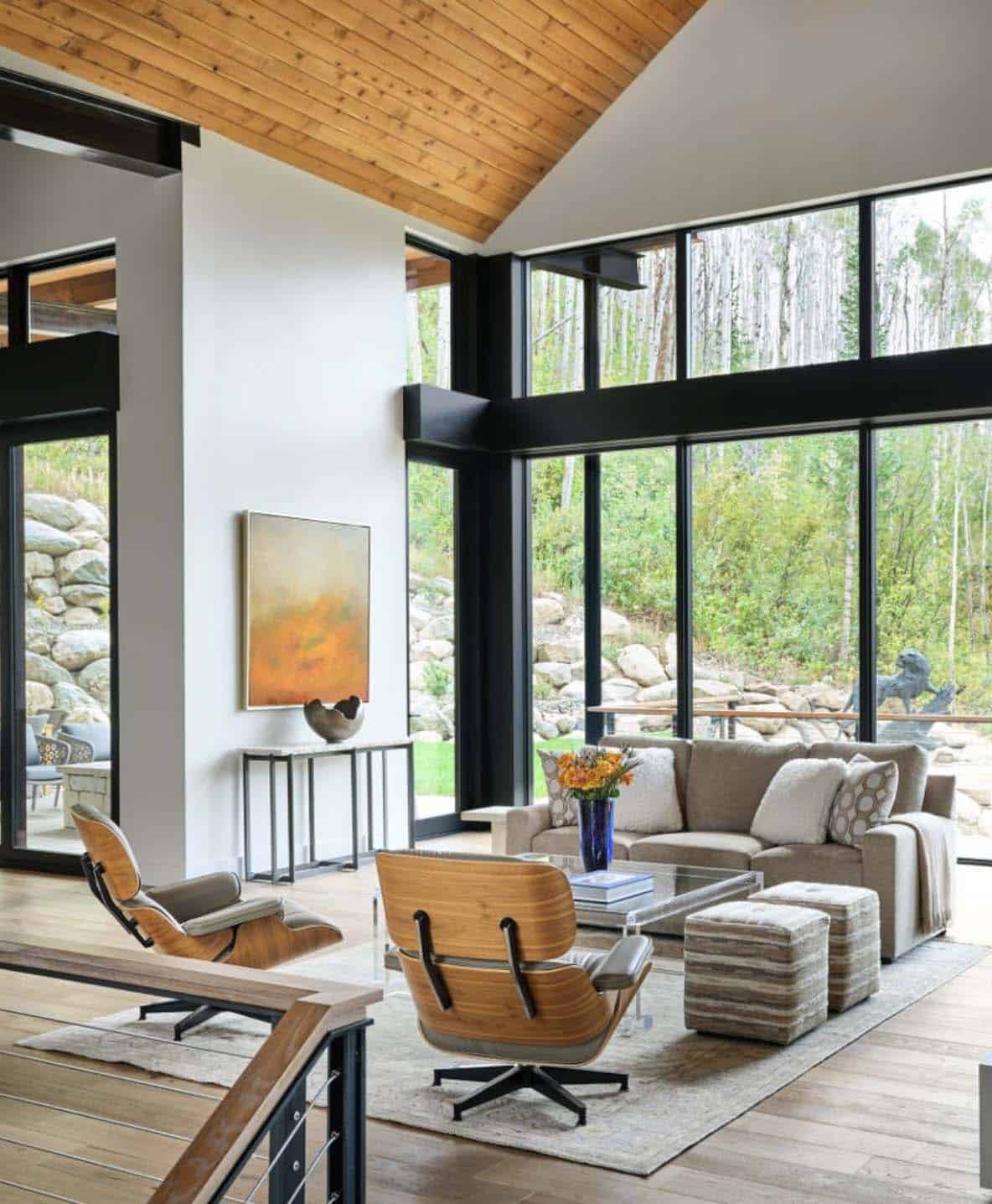 casual modern living room