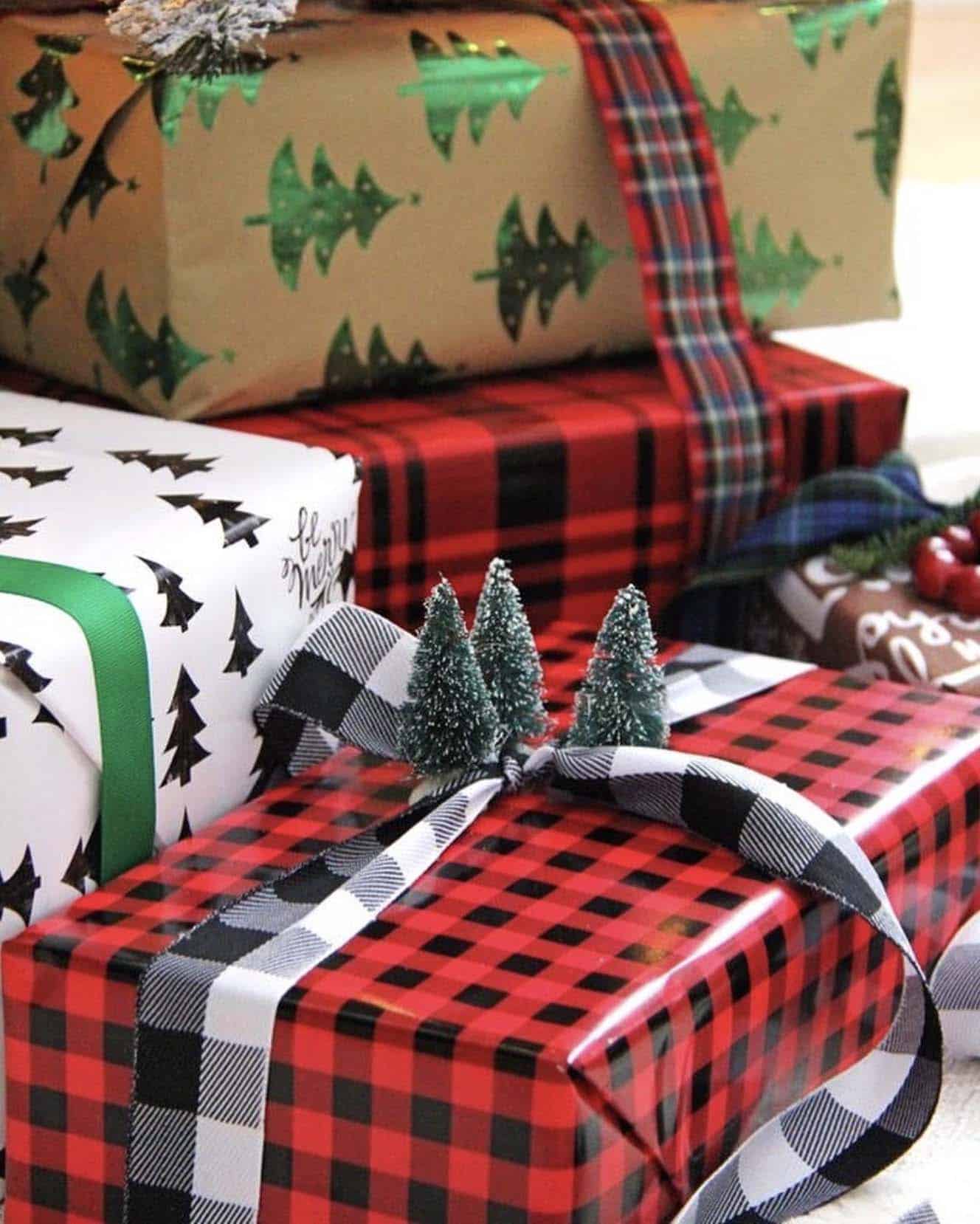 festive gift wrapping