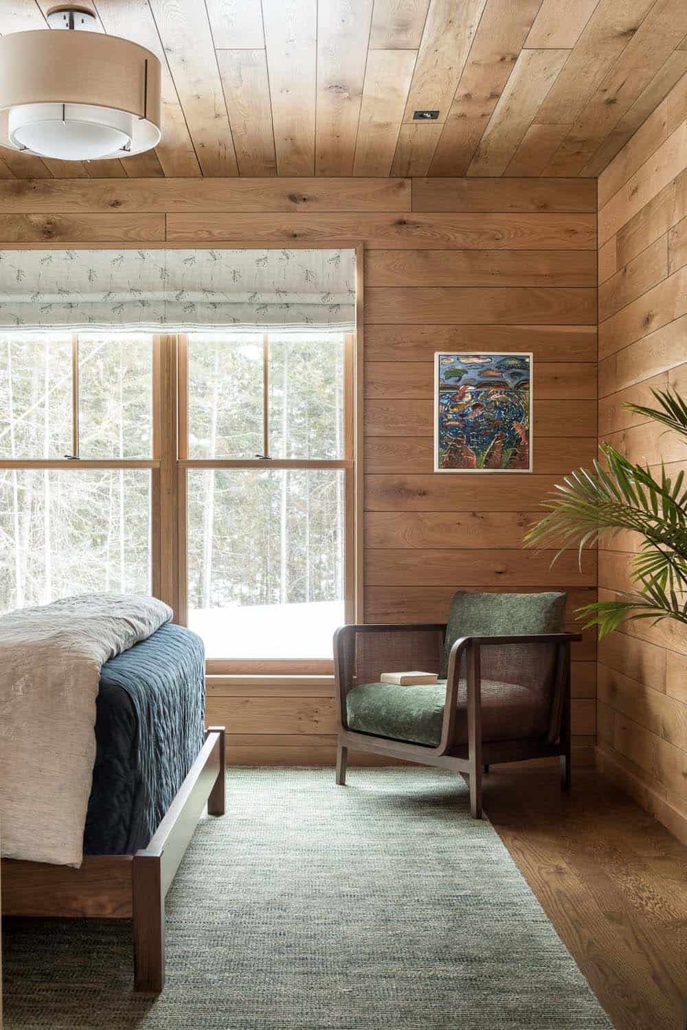 modern rustic bedroom