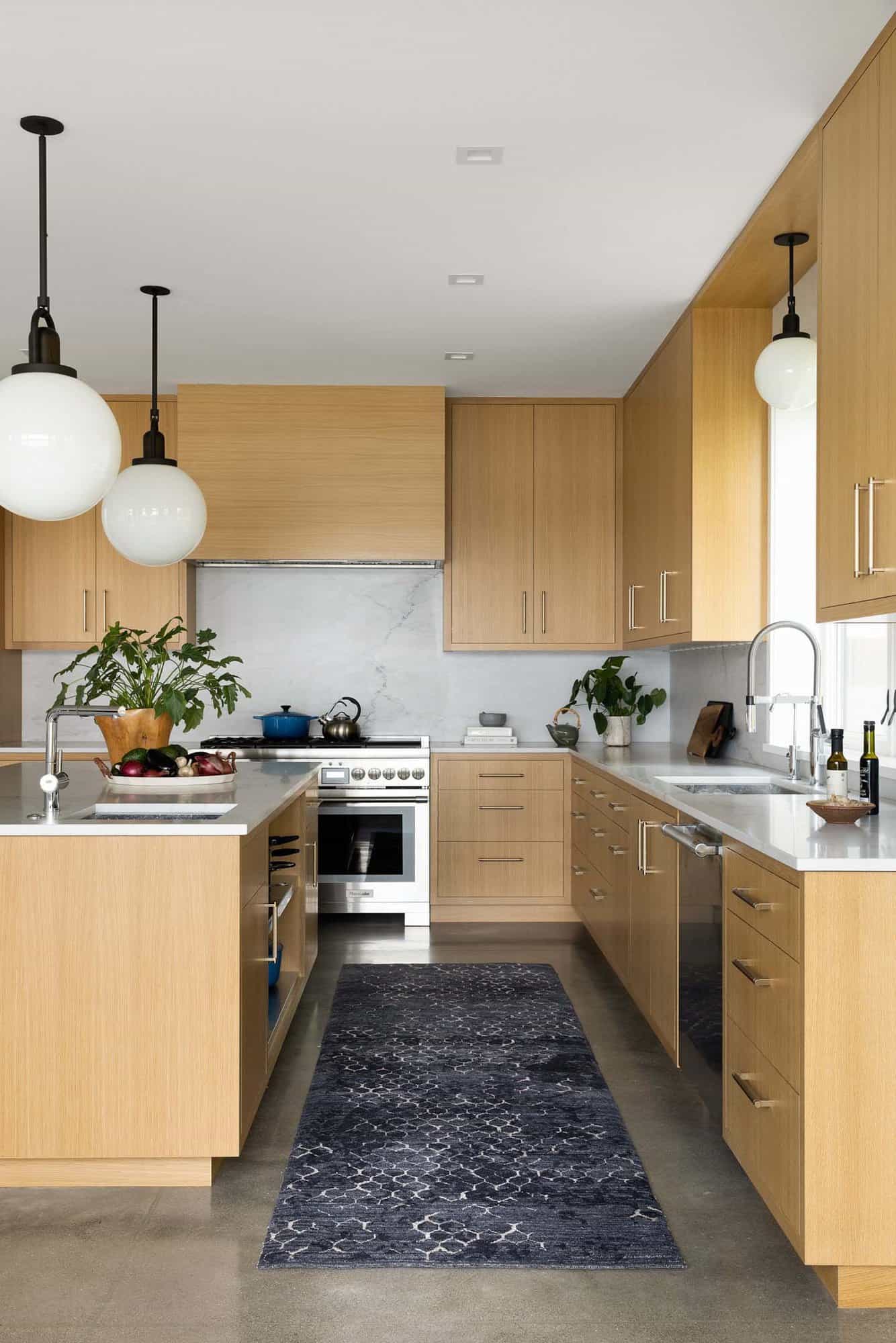 Scandinavian midcentury modern kitchen