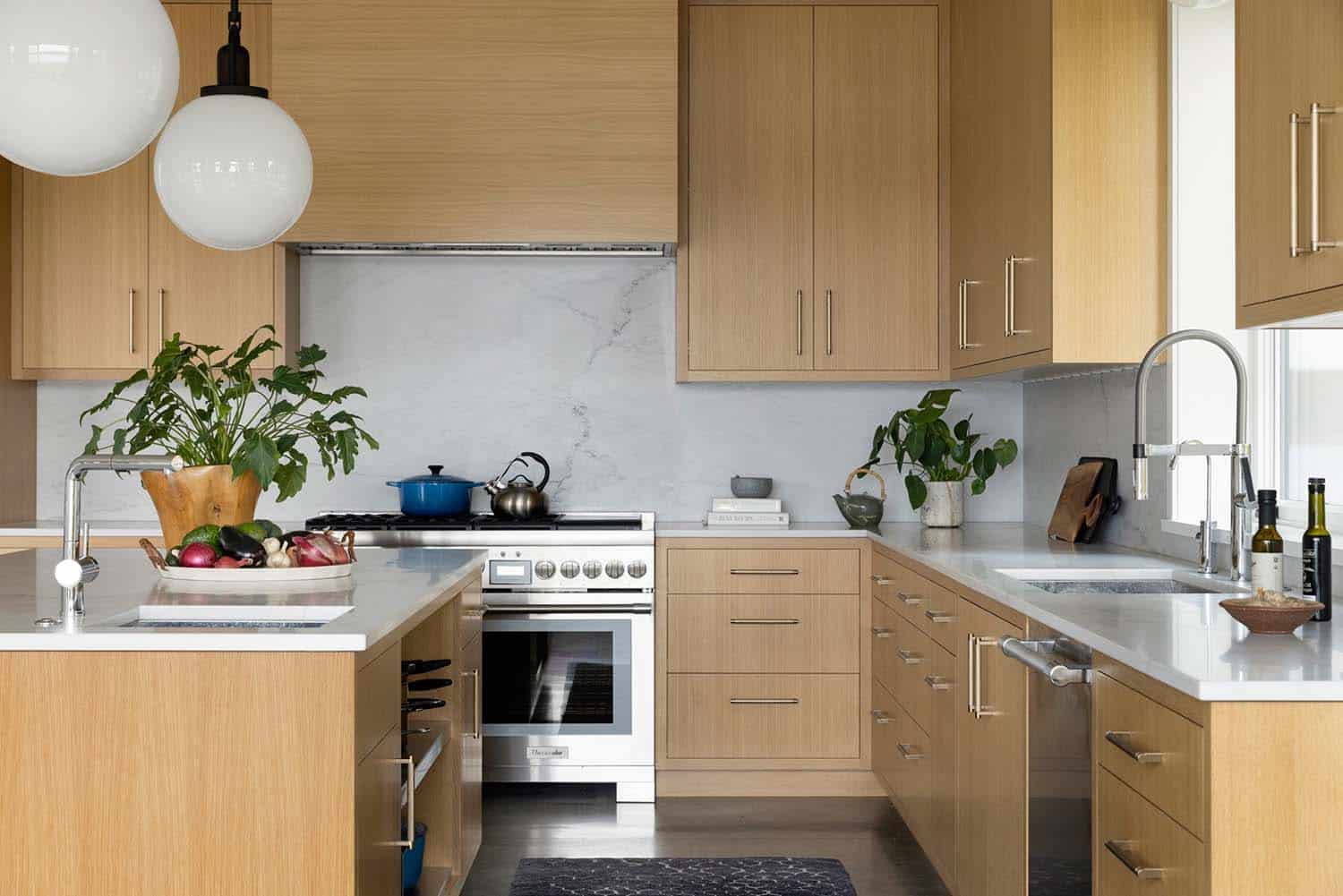 Scandinavian midcentury modern kitchen