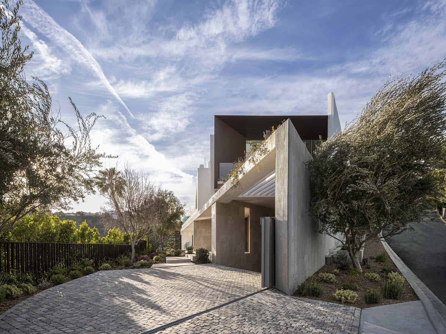 modern concrete home exterior