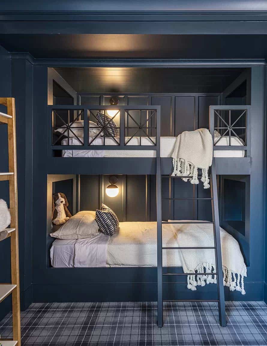 contemporary bunk bedroom