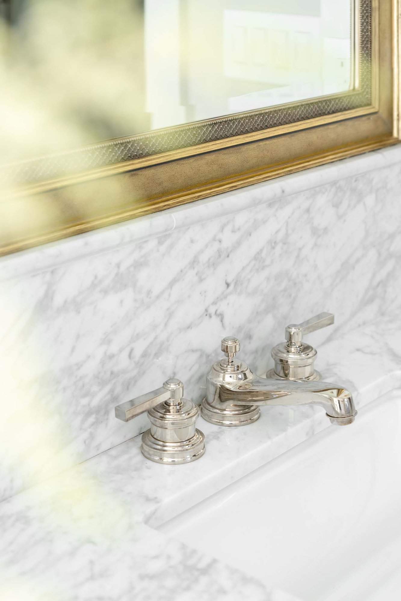 traditional bathroom vanity detail