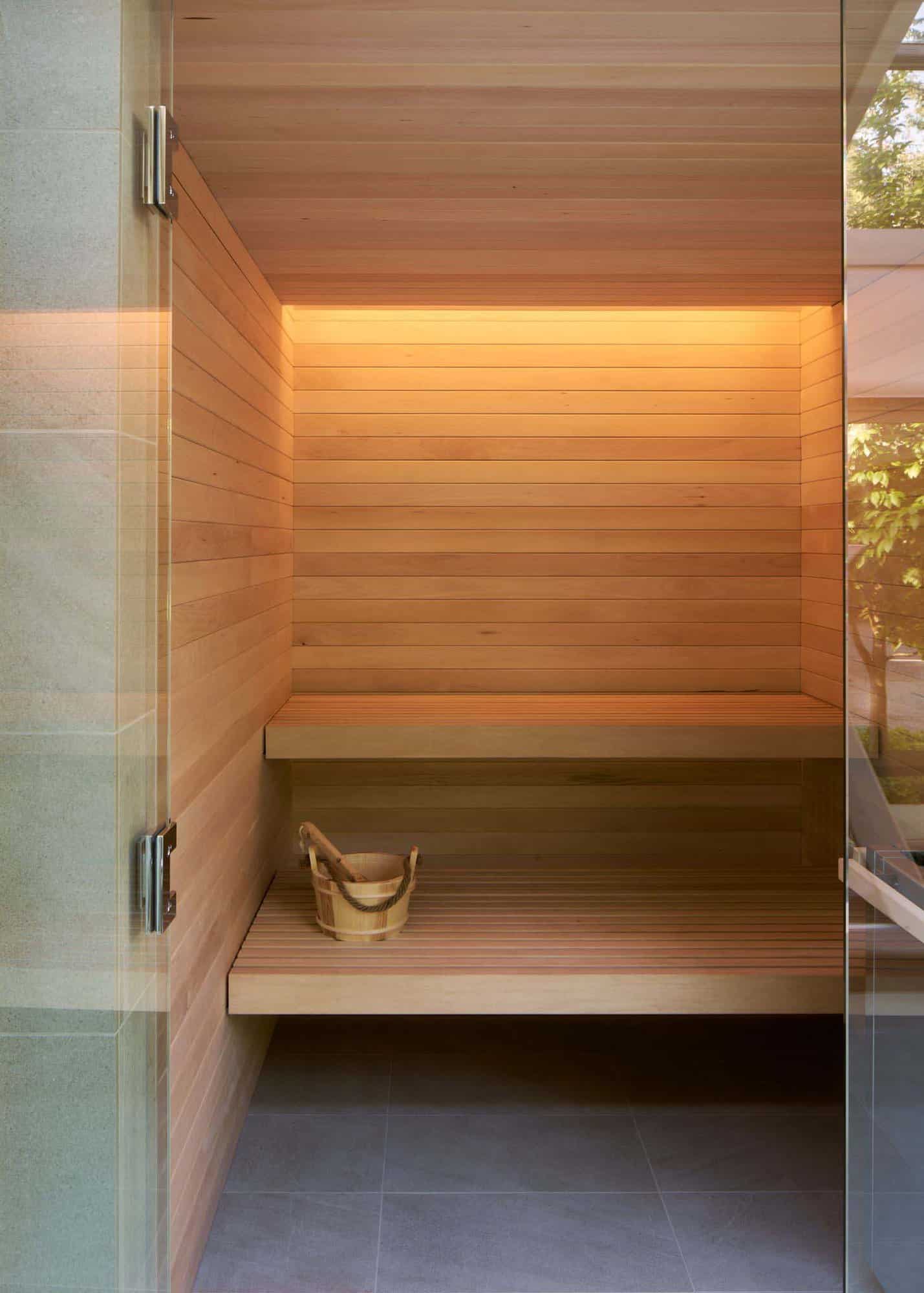 modern sauna