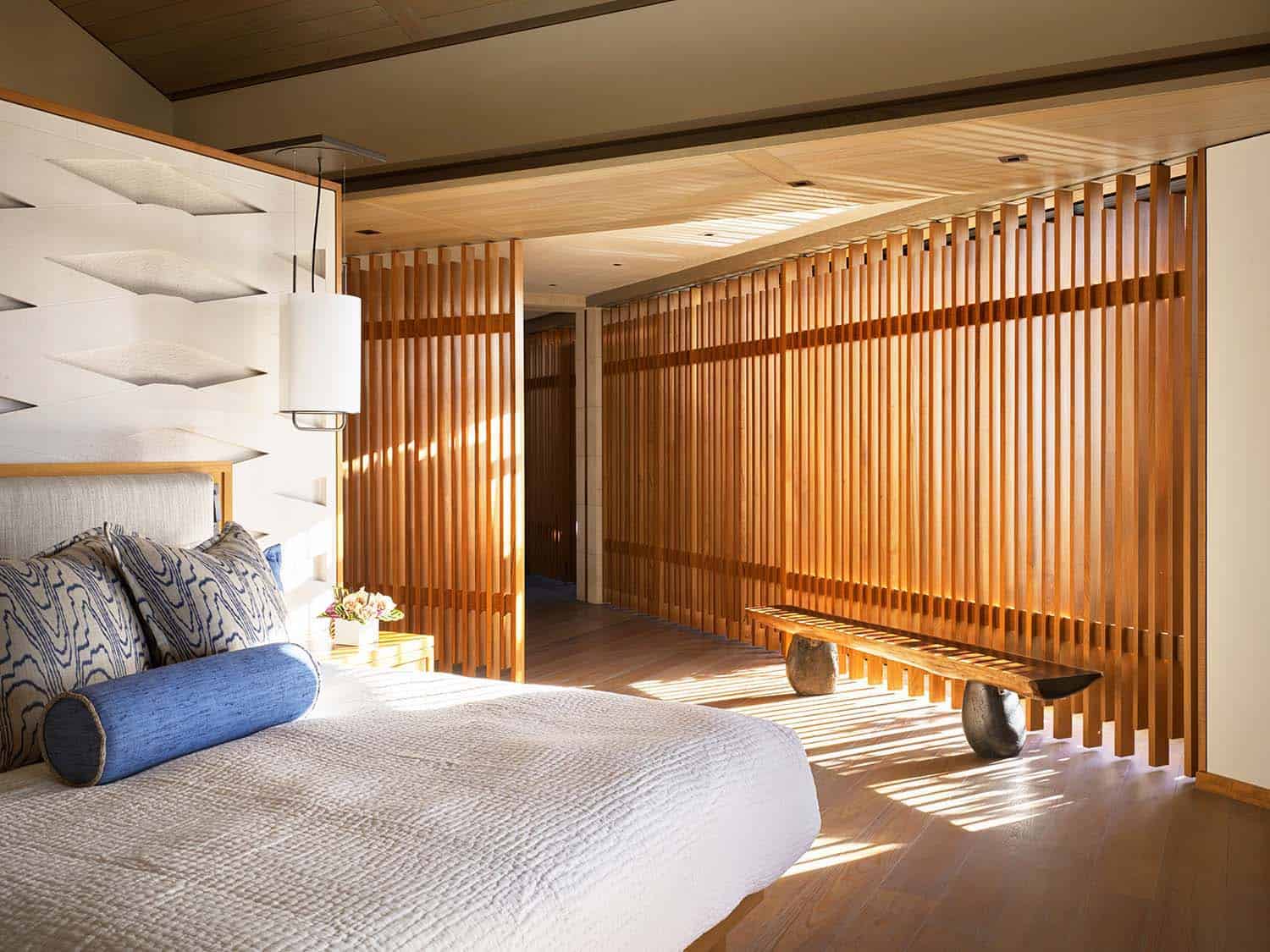 modern coastal style bedroom