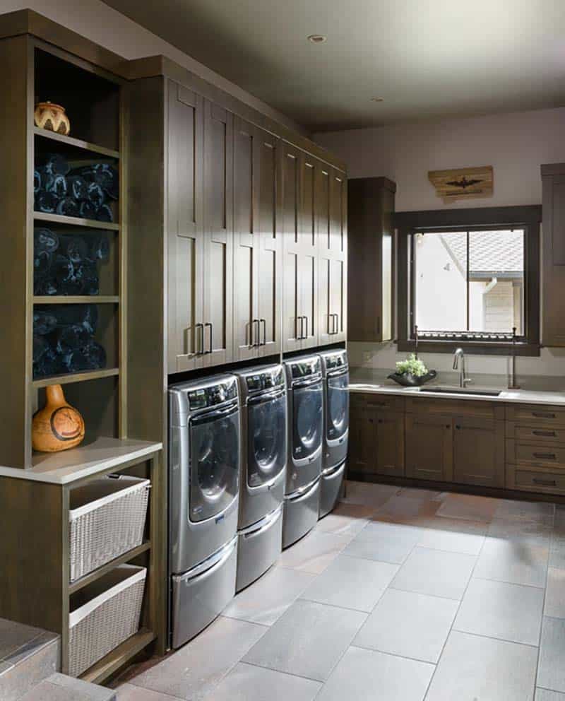 modern-rustic laundry room
