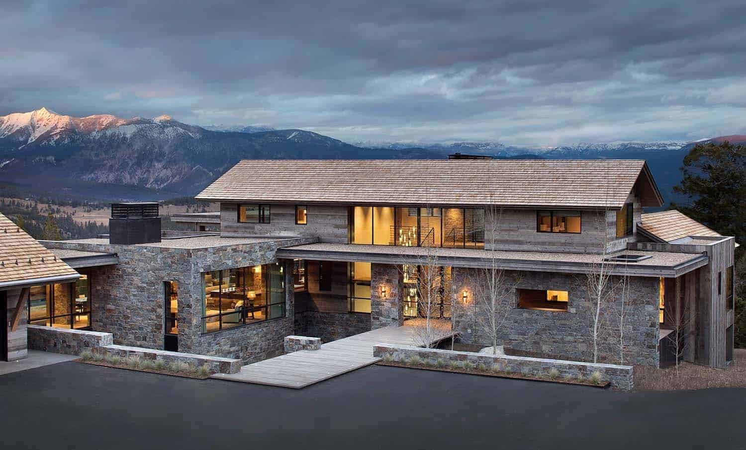 mountain modern dream house exterior
