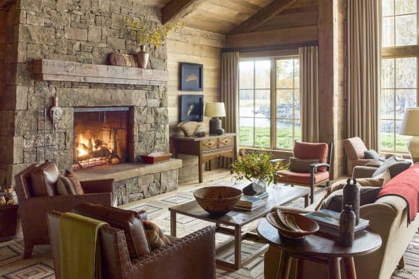 featured posts image for This Montana ranch house gets a cozy update with peaceful river views