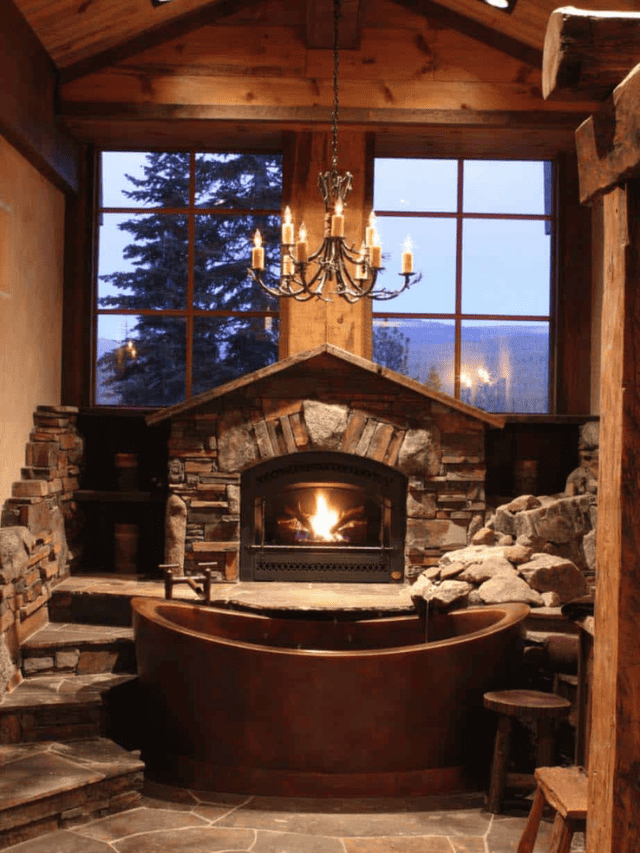 21 Gorgeous Contemporary Bathrooms Featured in Mountain Retreats Story