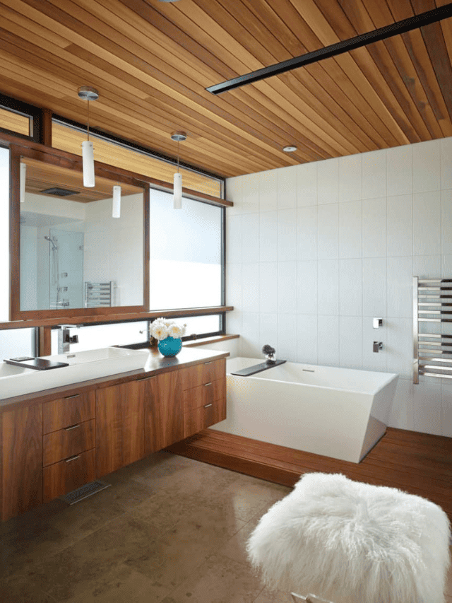 21 Gorgeous Master Bathroom Retreats Featuring A Floating Vanity Story