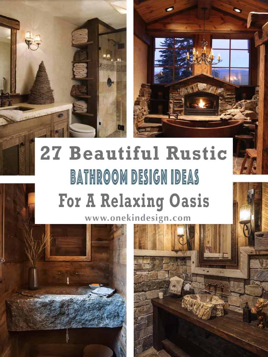 beautiful rustic bathroom design ideas