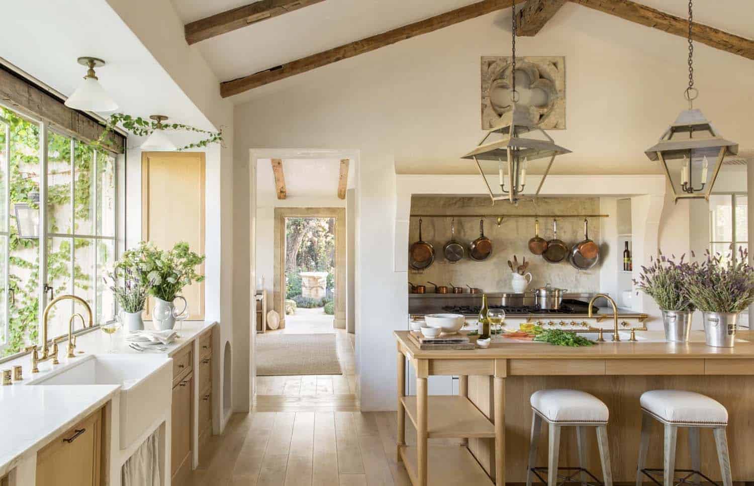 European-inspired kitchen