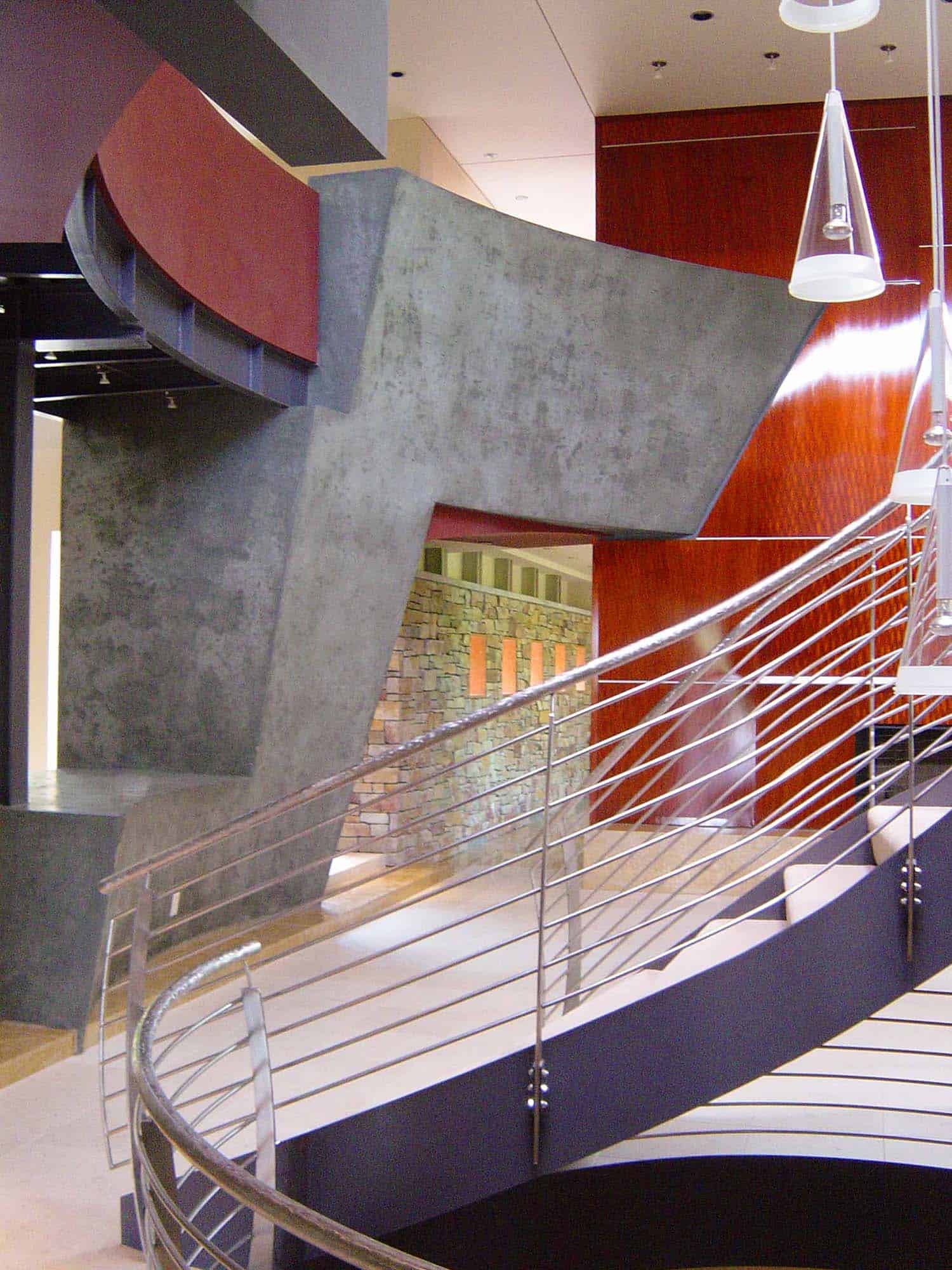 modern staircase detail