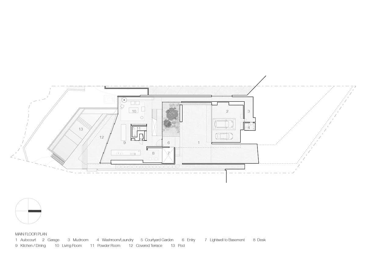 modern home main floor plan