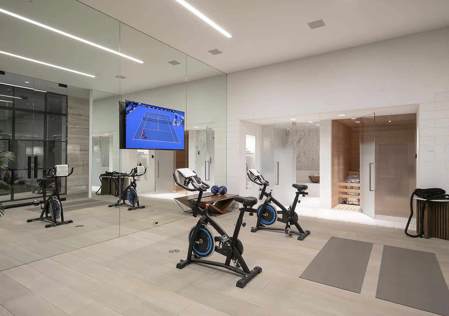modern home gym