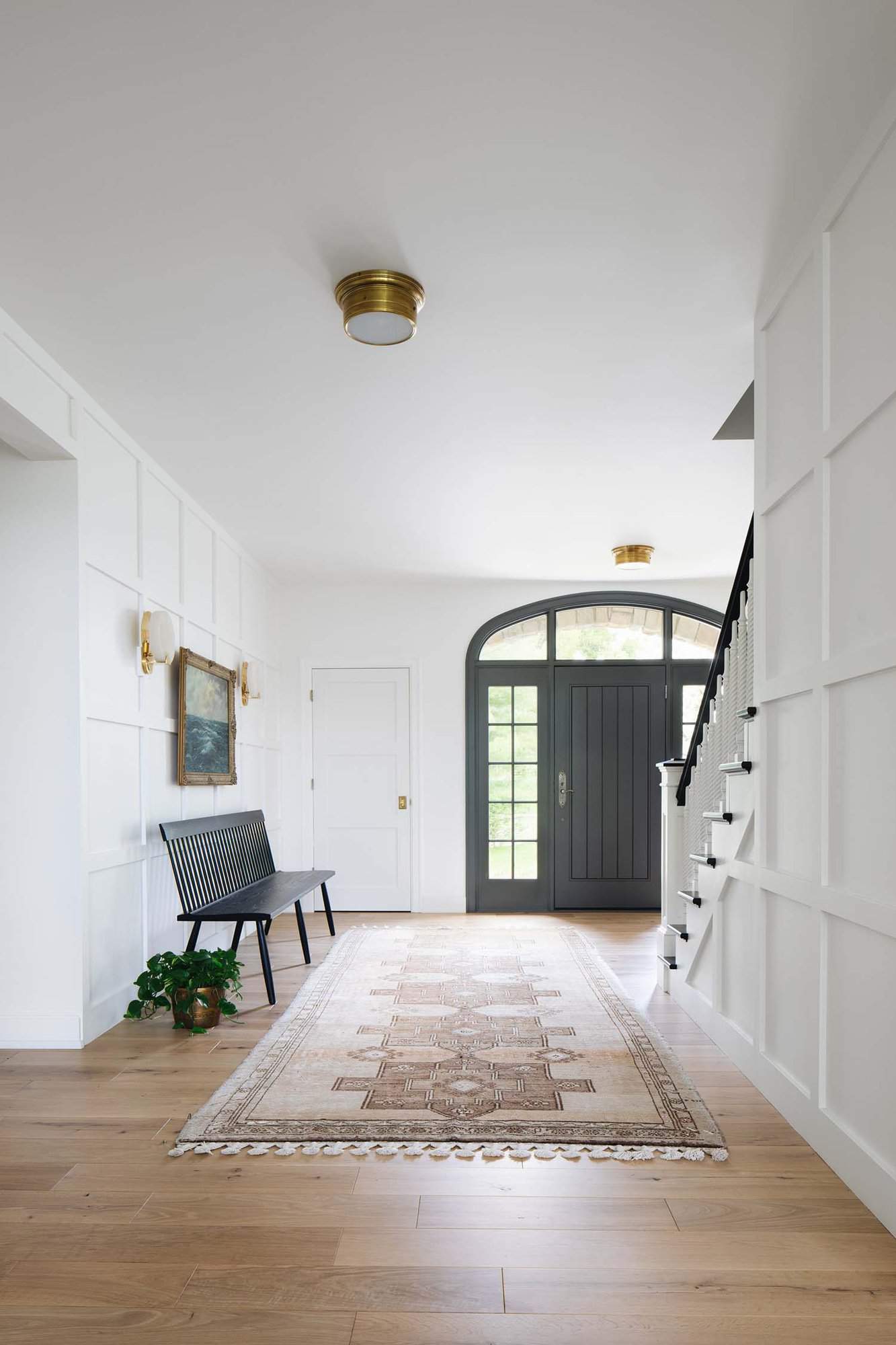 modern Scandinavian home entry