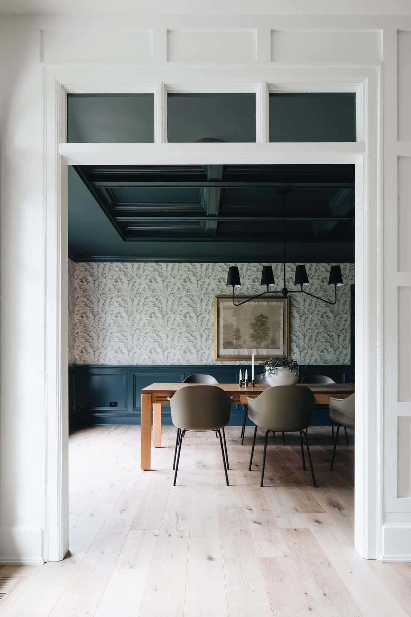 modern Scandinavian dining room