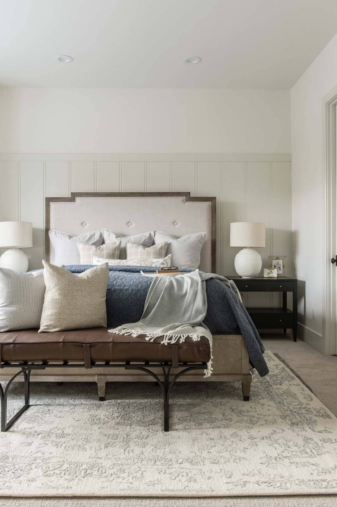 traditional farmhouse style bedroom