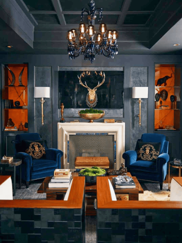 28 Gorgeous Living Rooms with Black Walls That Create Cozy Drama Story