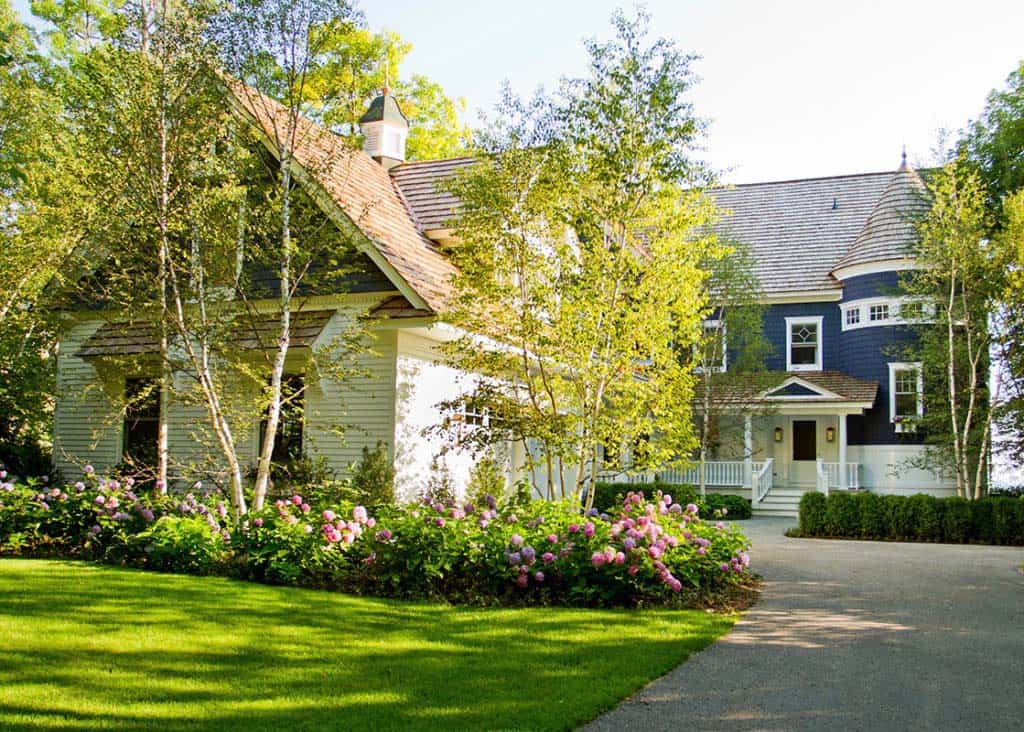 classic shingle-style cottage exterior