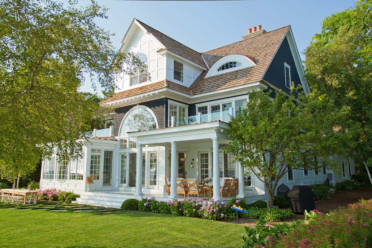 classic shingle-style cottage exterior