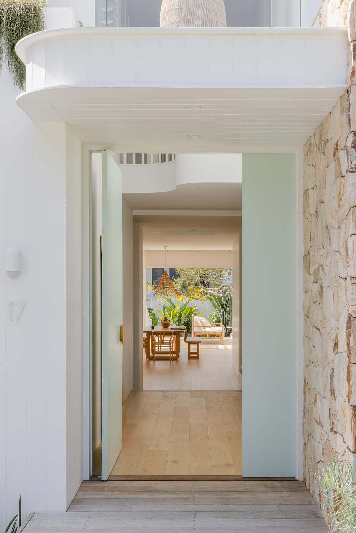 contemporary home entry