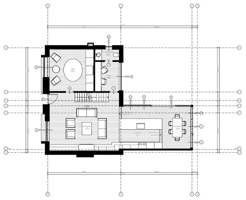 contemporary home floor plan