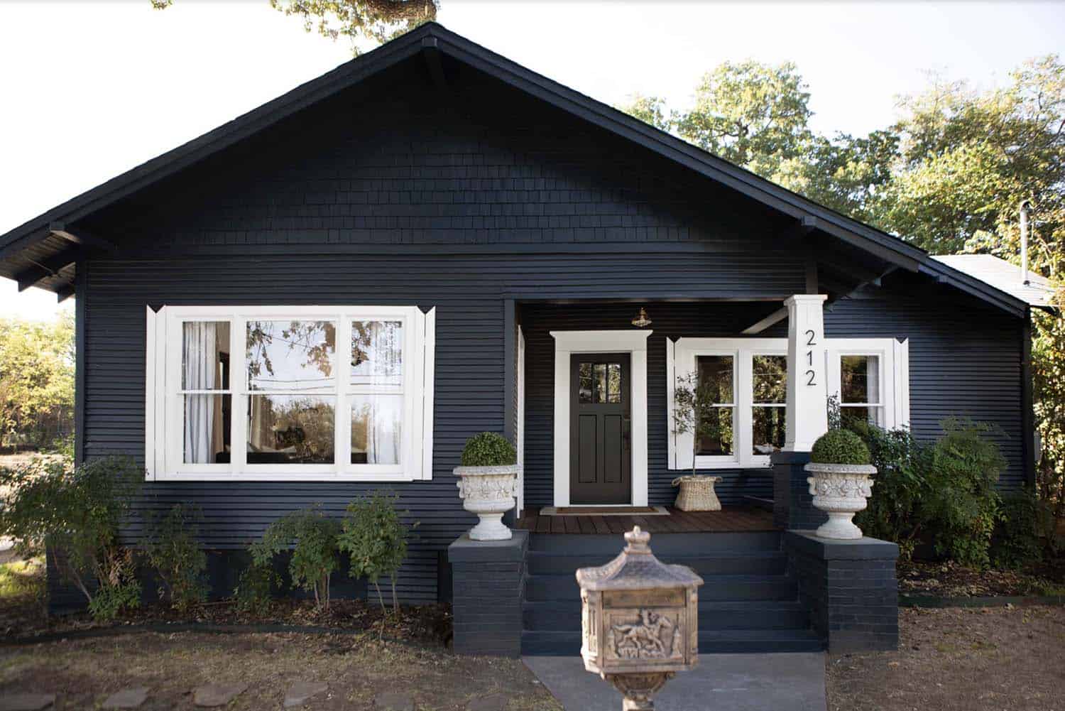historic modern cottage exterior