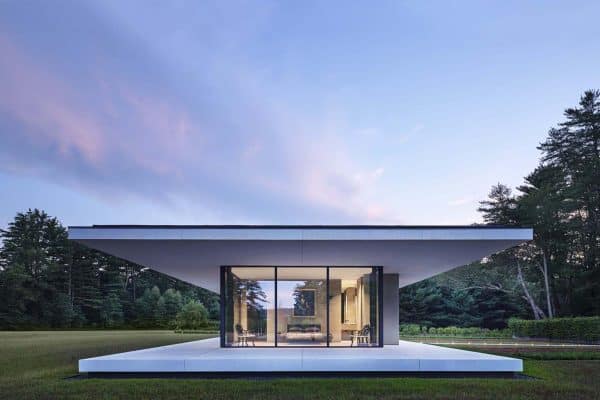 featured posts image for A magnificent glass house designed for a retired couple in the Berkshires