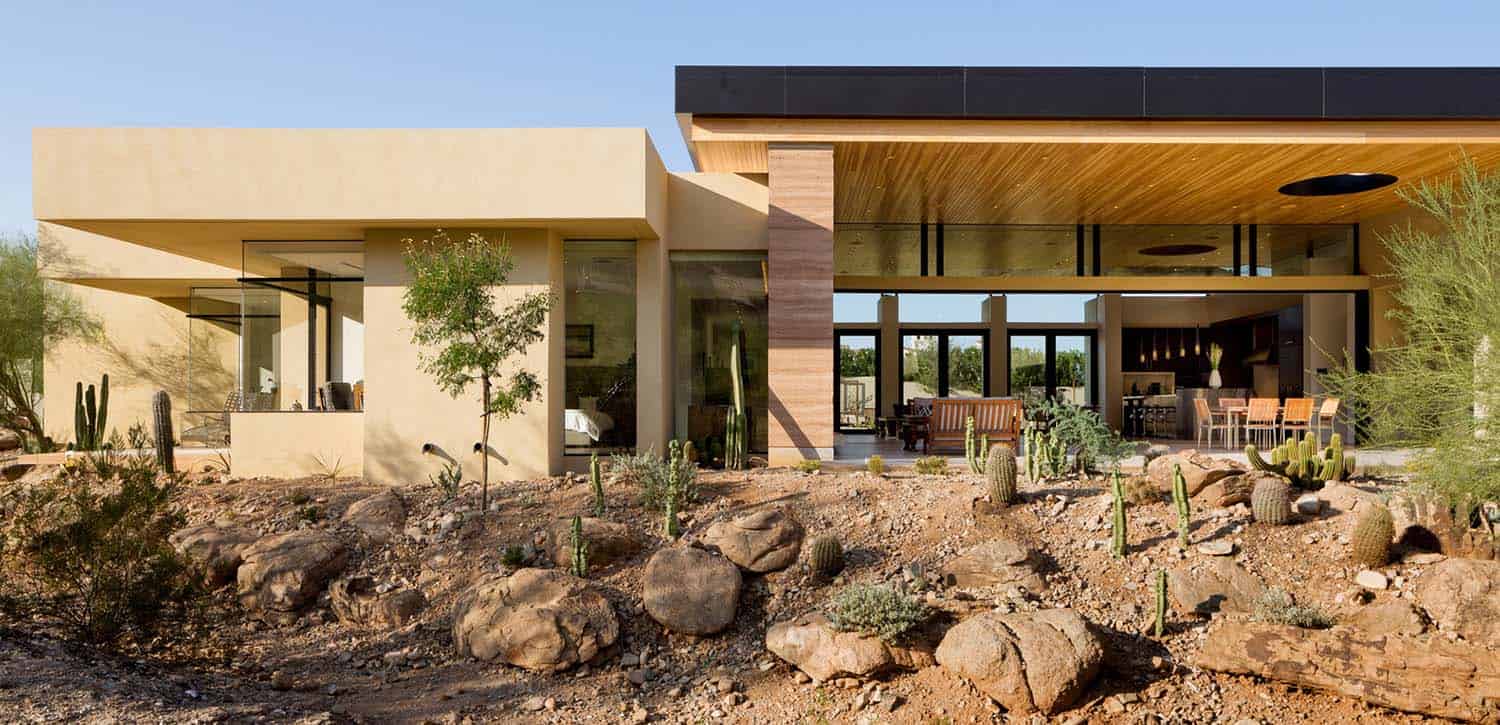 Inside a rammed earth home that celebrates the Arizona desert landscape