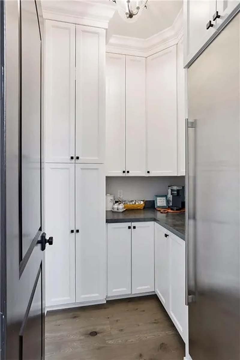 transitional style pantry