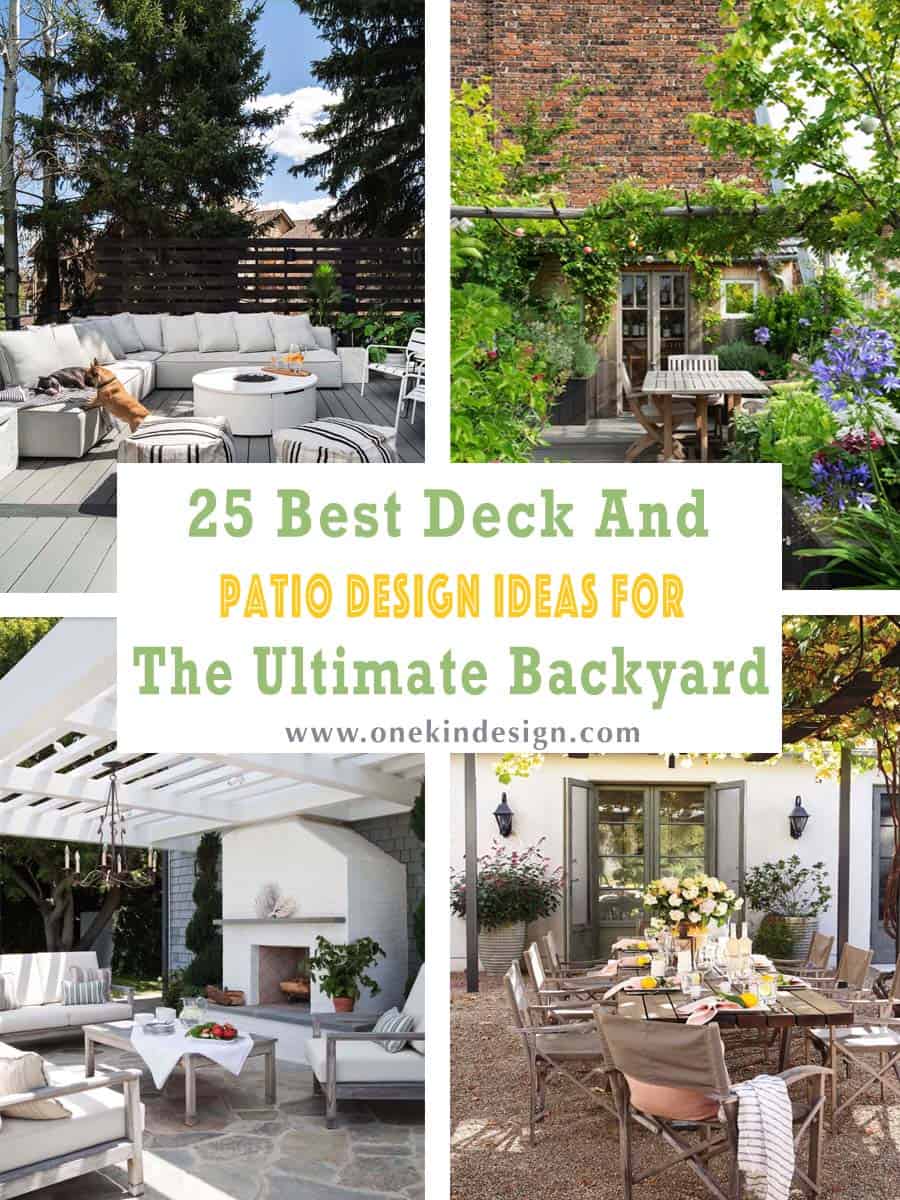best deck and patio design ideas for backyard entertaining
