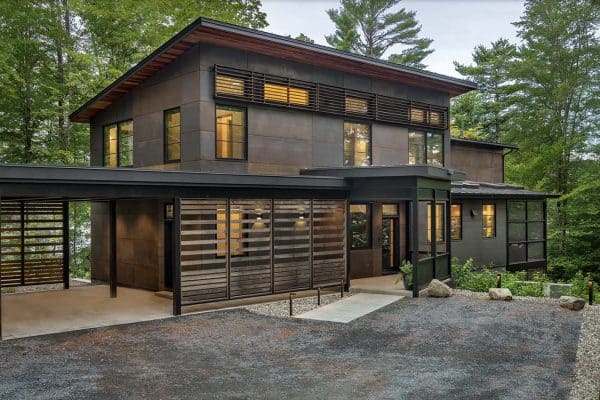 featured posts image for This modern lakeside retreat maximizes its idyllic New England landscape