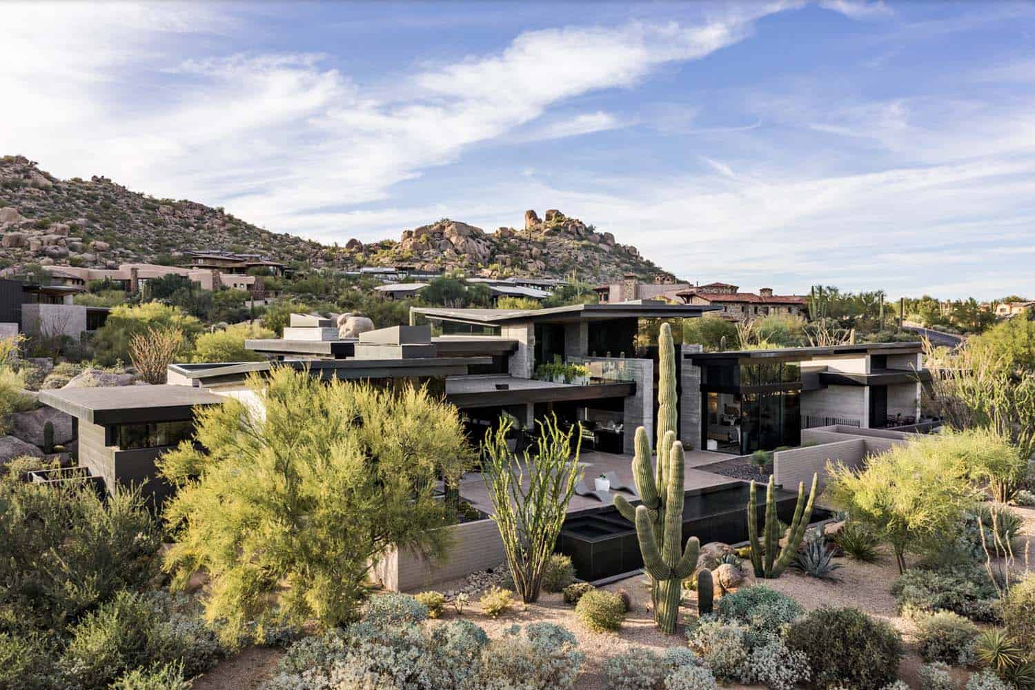 contemporary desert home exterior