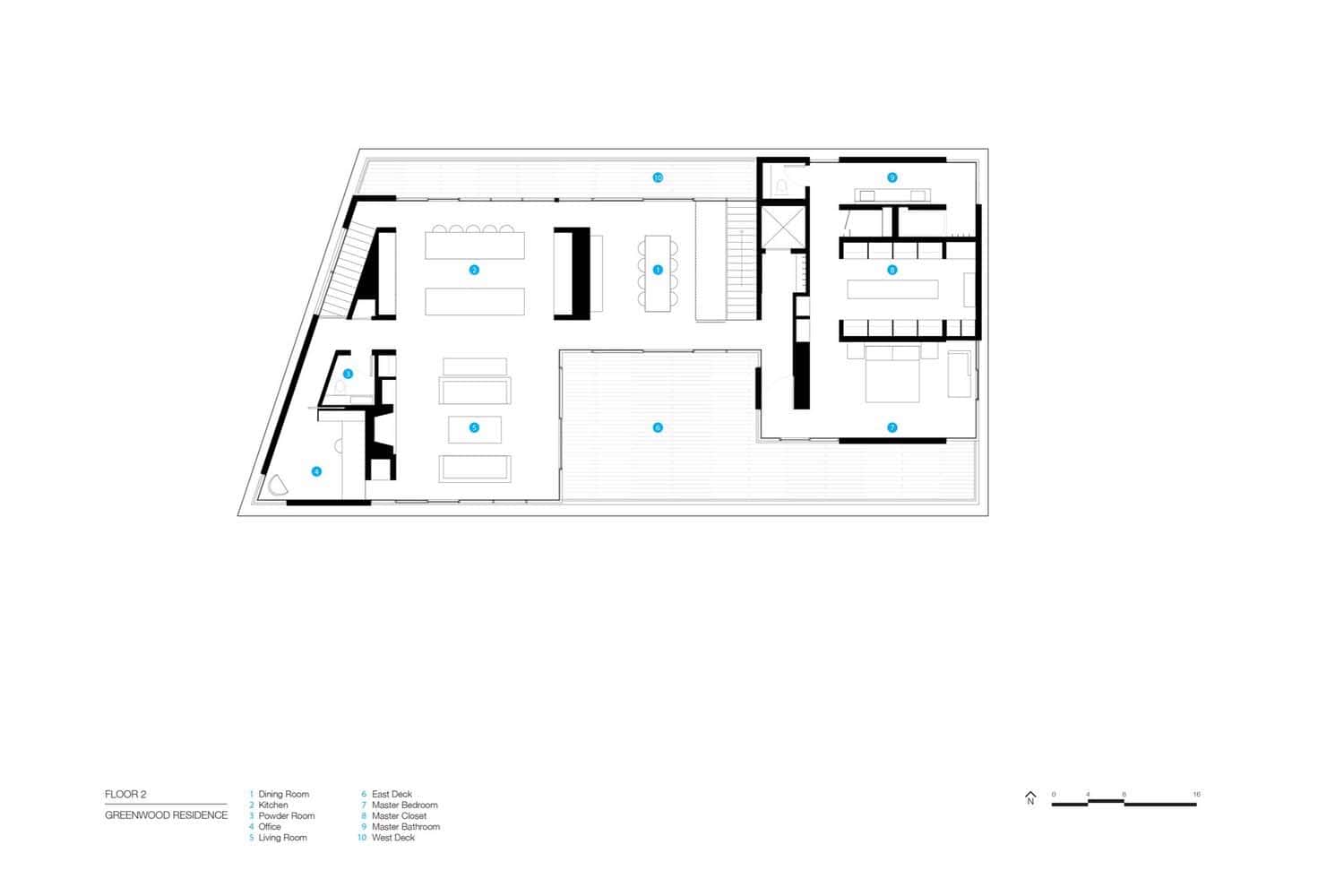 modern lake house floor plan