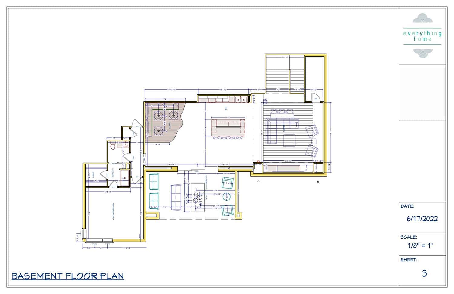 modern scandinavian luxury home basement floor plan