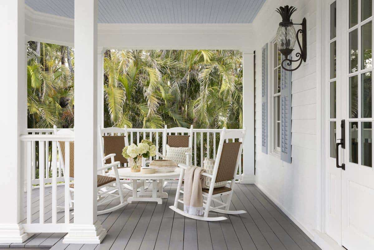 coastal style front porch