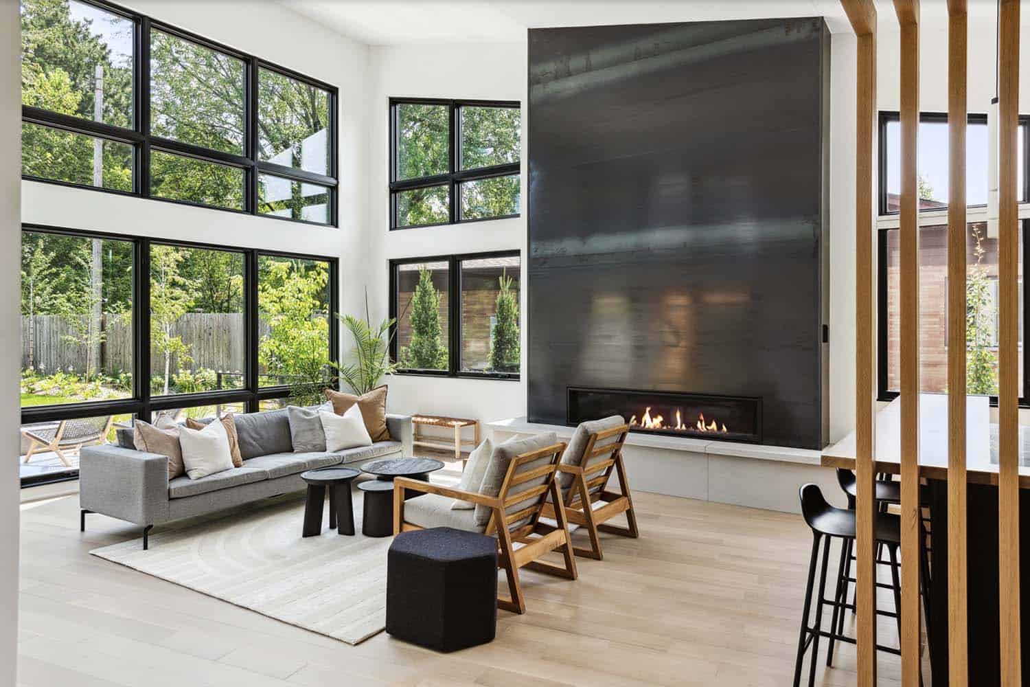 A waterfront home in Rye, New York gets a masculine yet inviting refresh
