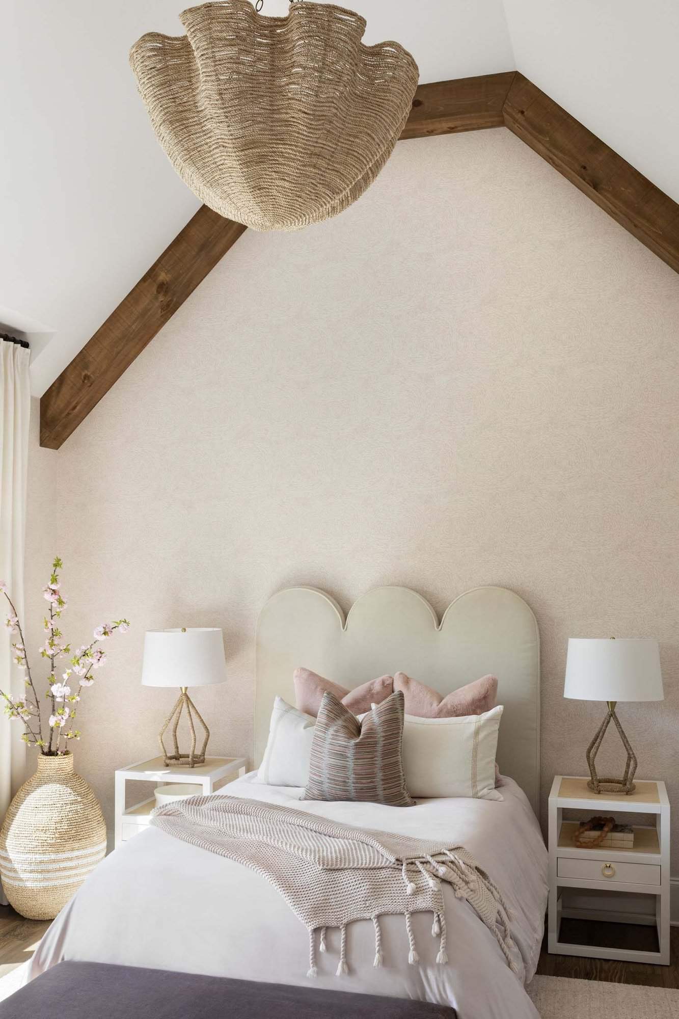transitional style girls bedroom