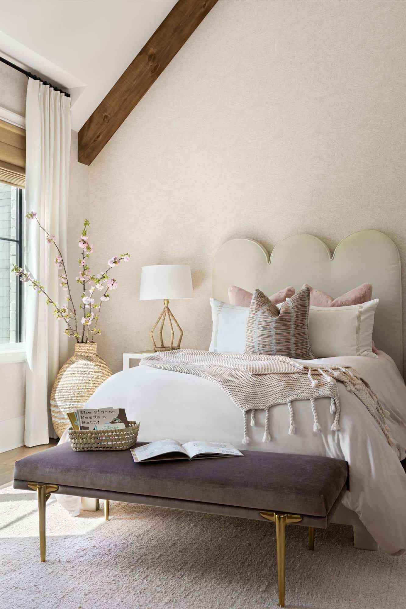 transitional style girls bedroom