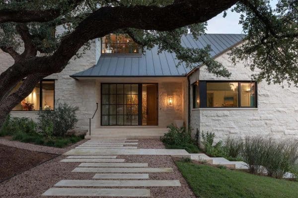 featured posts image for Majestic oak trees define a serene hillside home with Austin skyline views